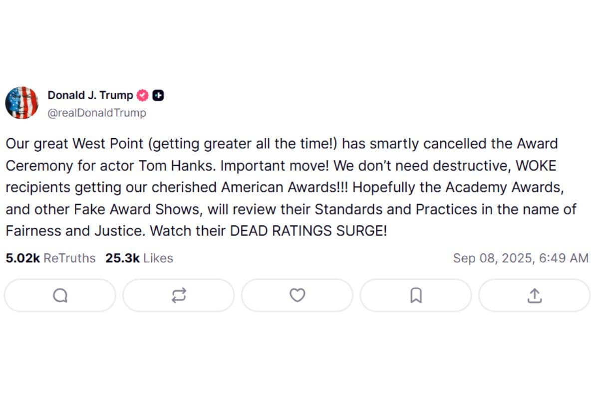 donald trump tom hanks
