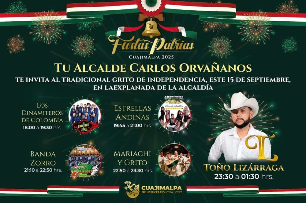 fiestas 15 de septiembre cuajimalpa