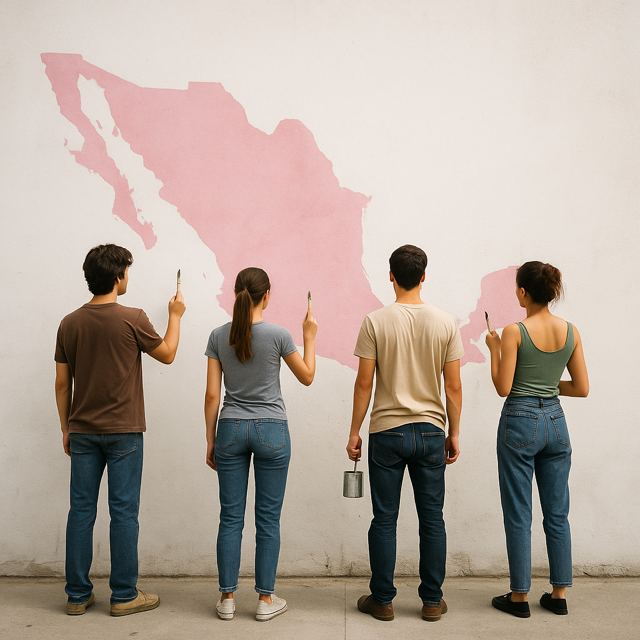 Imagen Creada por Roberto Heycher usando la herramienta GPTImage. 2025. Simboliza la construcción de una nueva república. 