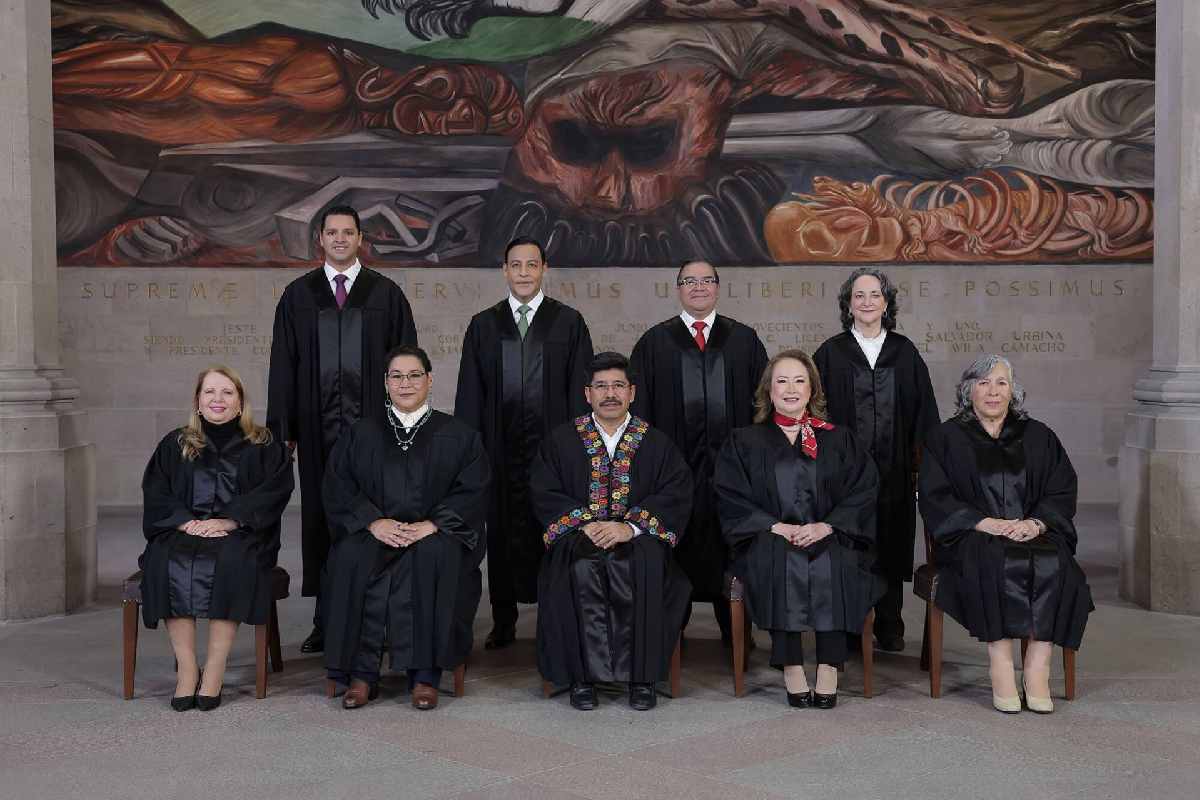 ministros de la nueva suprema corte de justicia de la nación, la cual presidirá hugo aguilar