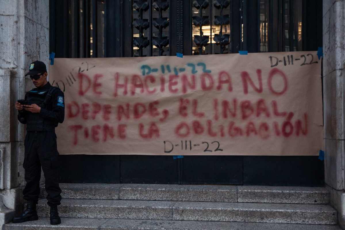 trabajadores del INBAL pago salarios