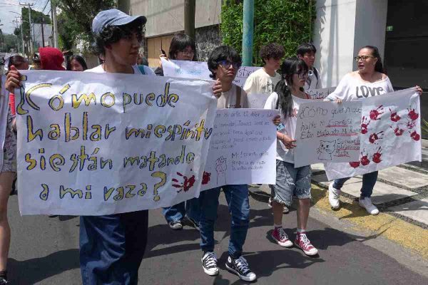 UNAM revistará protocolos de seguridad en CCH Sur; alumnos protestan en Rectoría; “la indiferencia mata”, gritan