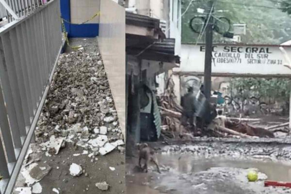 Afectaciones escuelas lluvias SEP