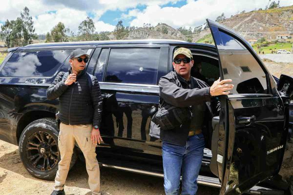 Ataque a Caravana de Daniel Noboa en Ecuador