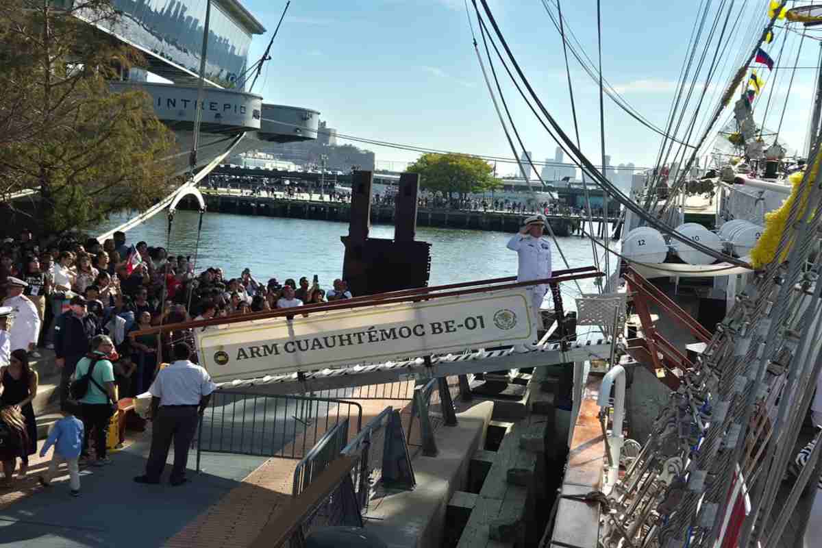 Buque Escuela Cuauhtémoc regresará a México tras accidente en Nueva York 