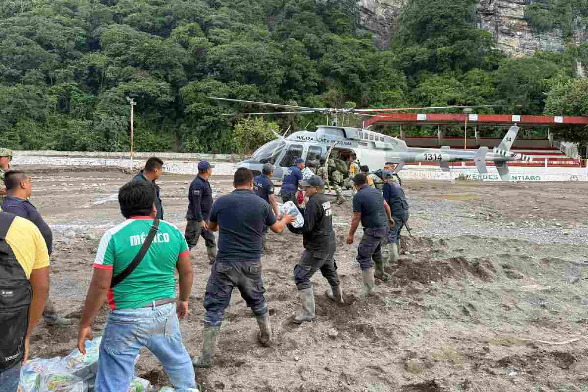 Daños en carreteras, puentes y escuelas, así quedó la infraestructura en la Sierra y Huasteca de Hidalgo tras lluvias
