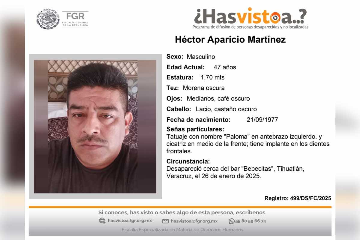 Héctor Aparicio Martínez, integrante del colectivo Familiares en Búsqueda María Herrera desaparecer a quien busca- el secuestro de María de los Ángeles en Mazatlánjpg