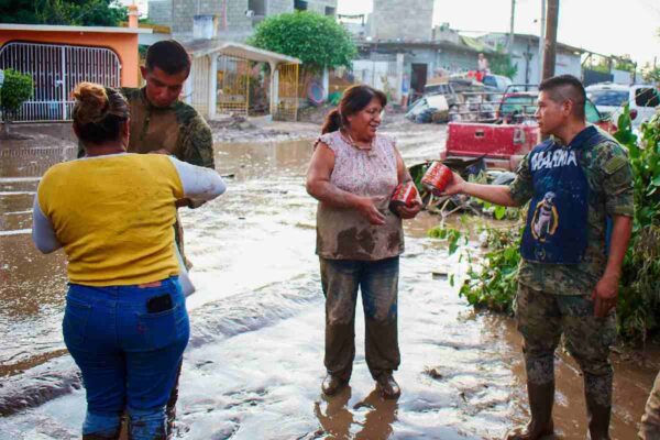 Lluvias damnificados apoyo