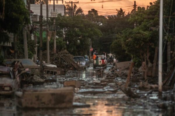 Lodo y animales muertos en comunidad de hidalgo inundada por lluvias