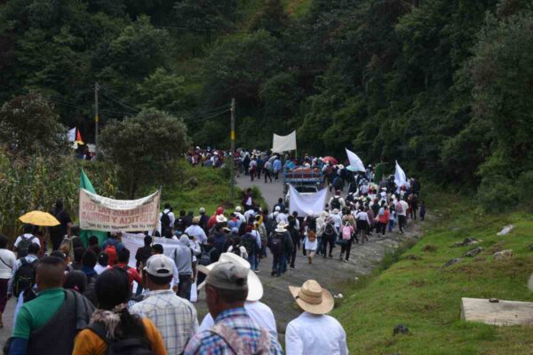 Movilización 1 año asesinato padre Marcelo