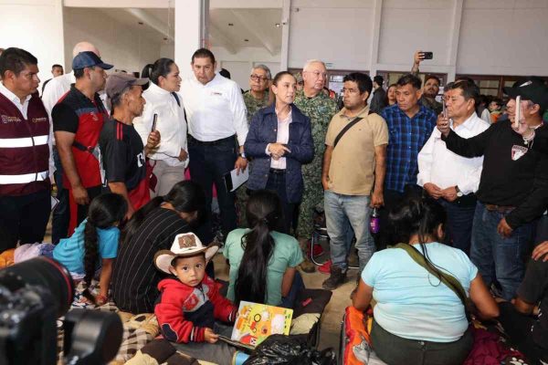 Van 44 muertos por las fuertes lluvias; 139 municipios de cinco estados reciben atención prioritaria