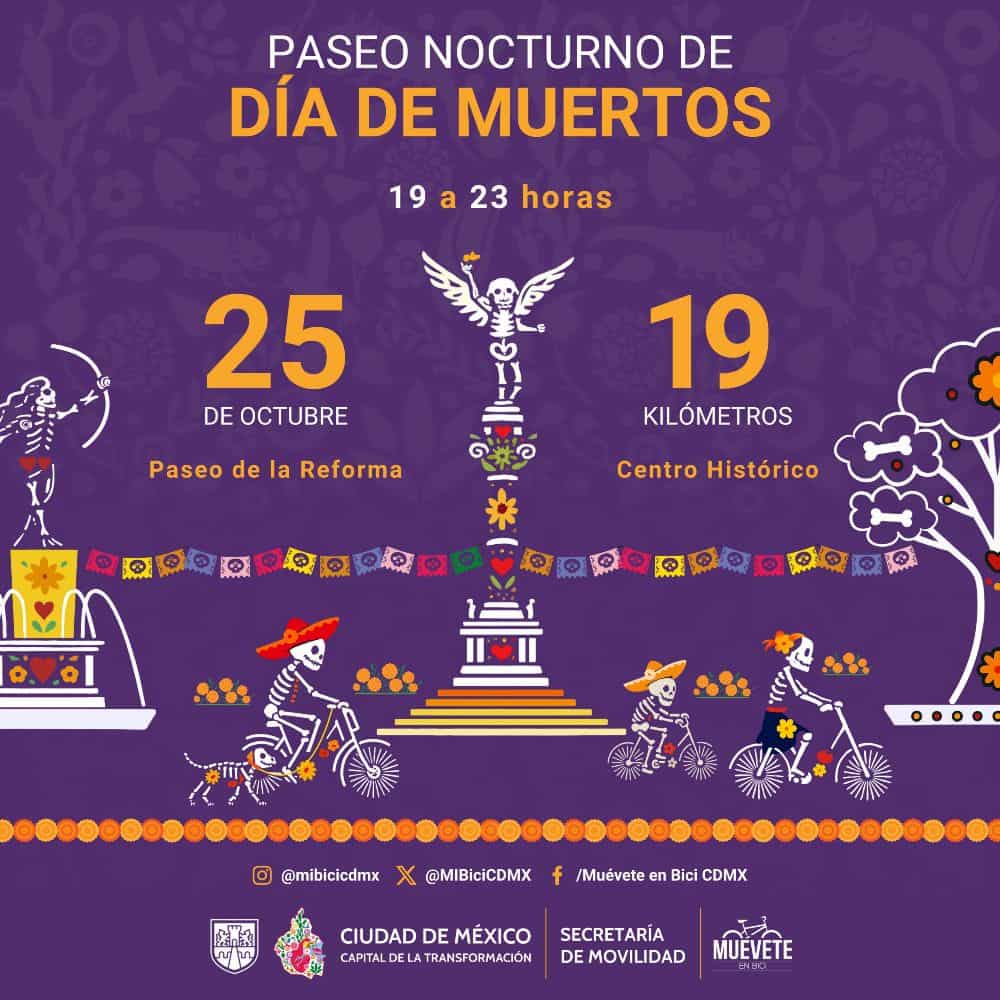 paseo nocturno dua de muertos 2025 cdmx
