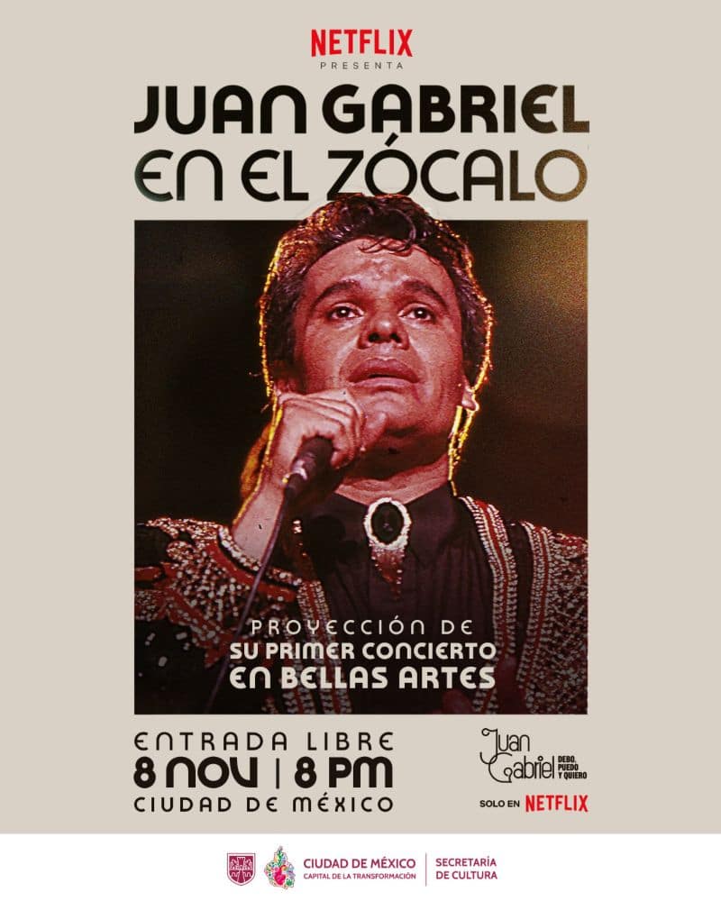 primer concierto juan gabriel bellas artes zocalo