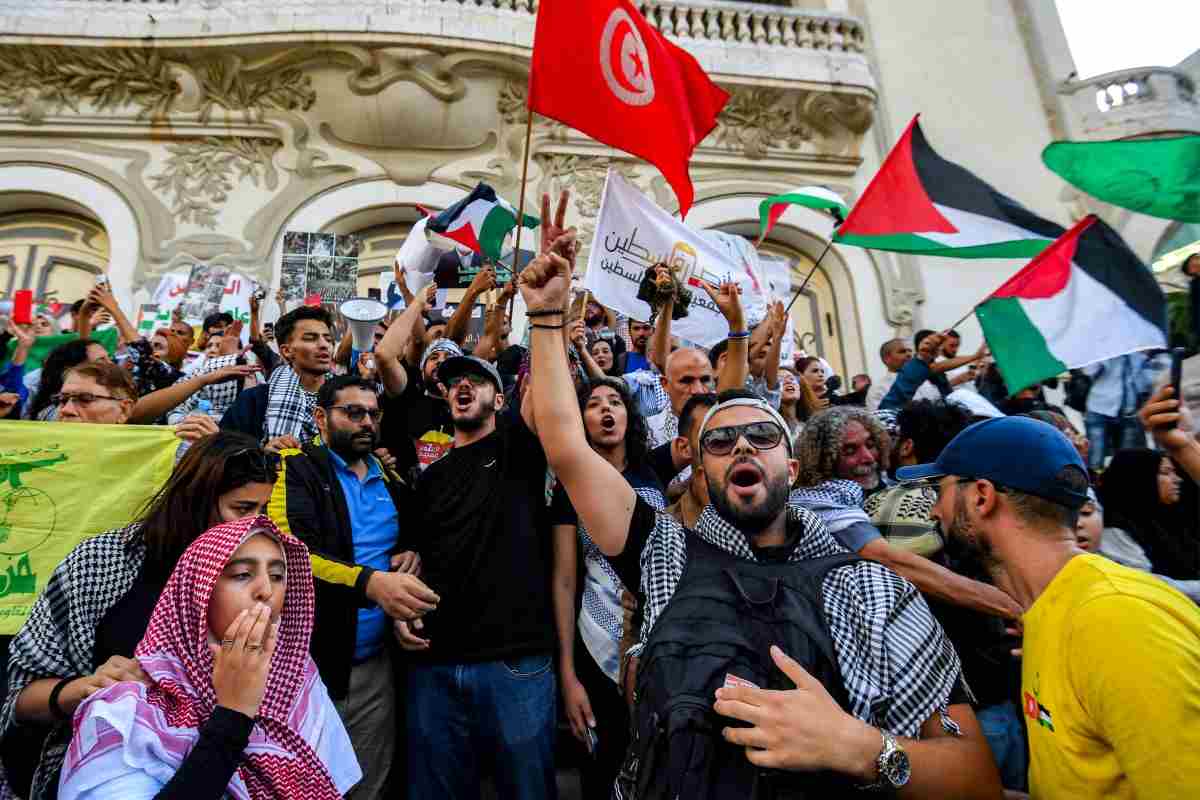 protesta flotilla global sumud gaza