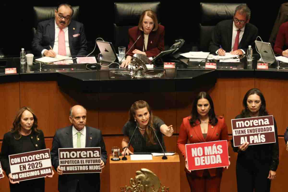 protesta senado comparecencia hacienda