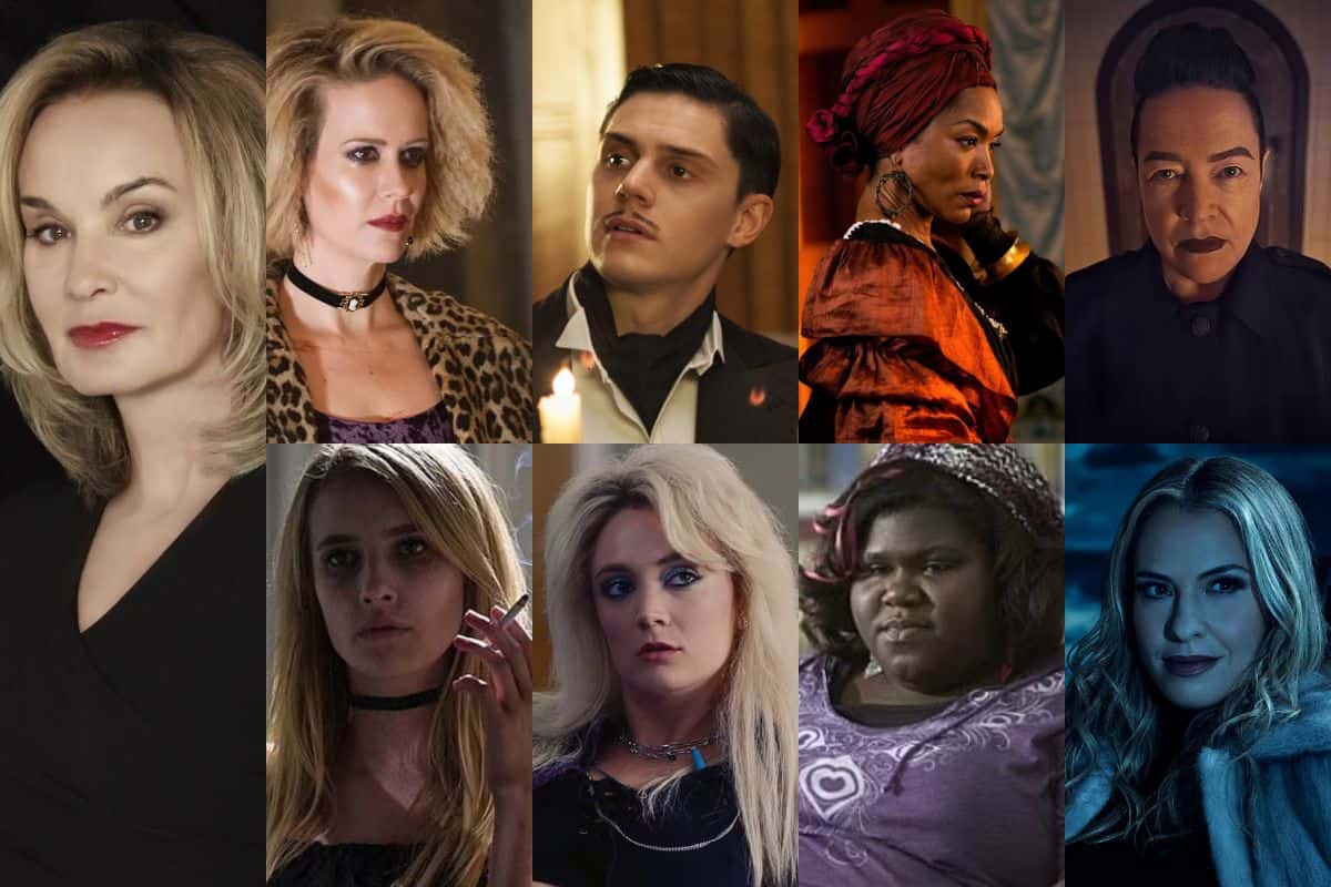 reparto american horror story 13 jessica lange evan peters sarah paulson