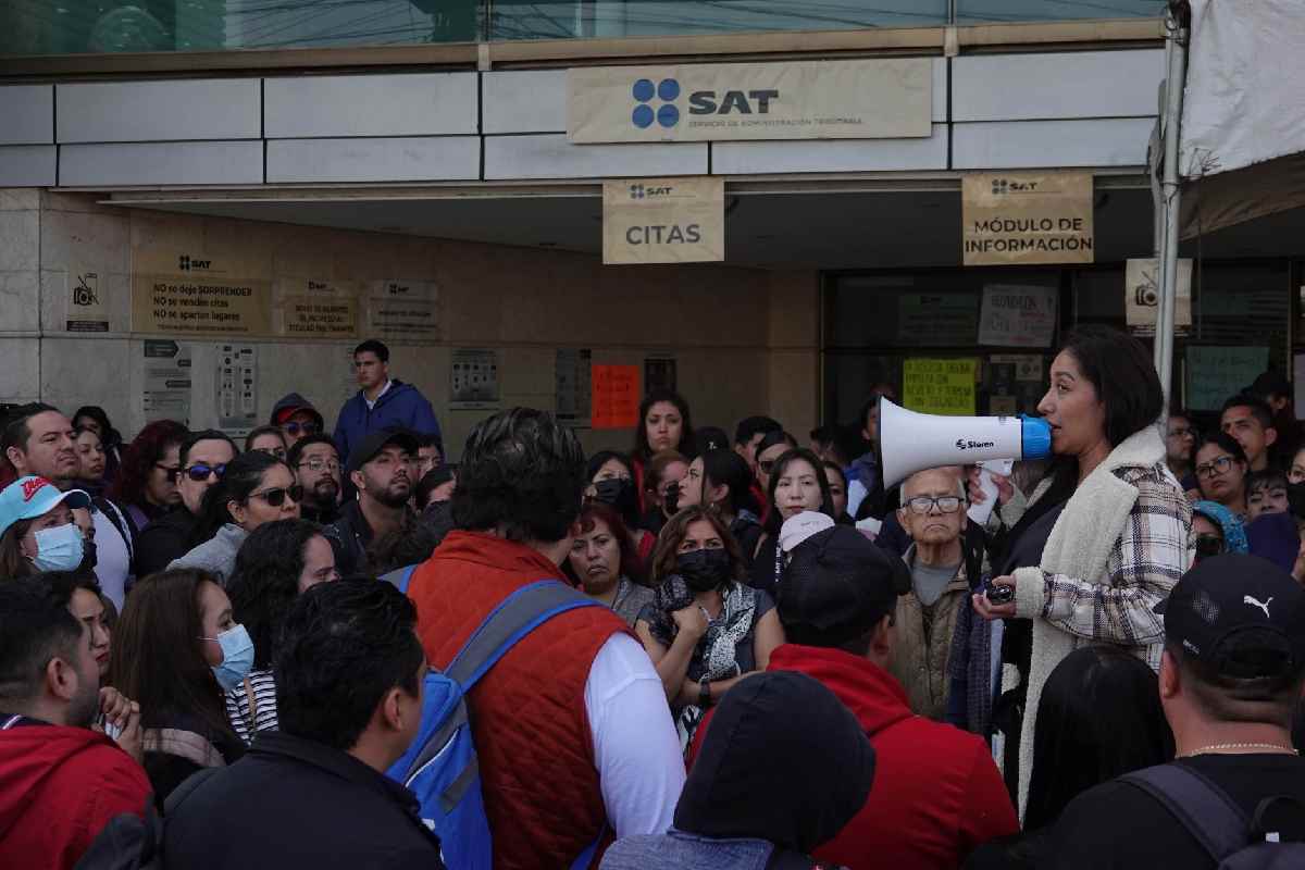 SAT amenaza a trabajadores de San Luis Potosí con ser despedidos si participan en protestas