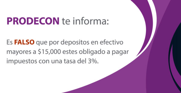 El SAT no aplicará un cobro automático si te depositan más de 15,000 pesos; ya no está en la ley vigente 