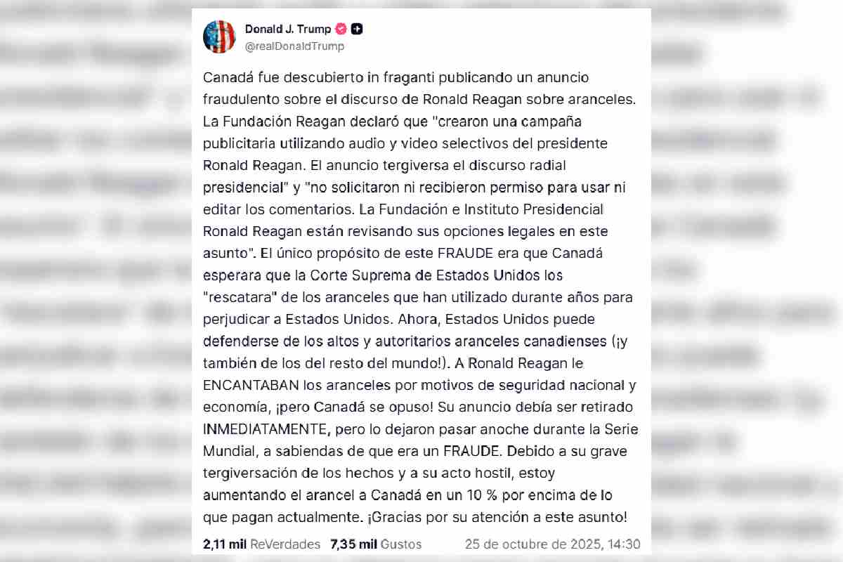 trump canadá aumento arancel