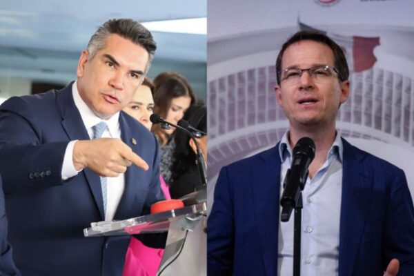 Alejandro Moreno y Ricardo Anaya marcha generación Z