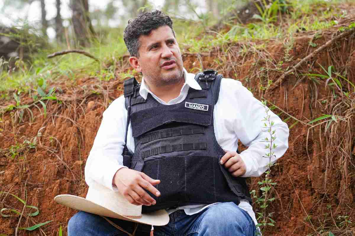 Carlos Manzo, alcalde de Uruapan