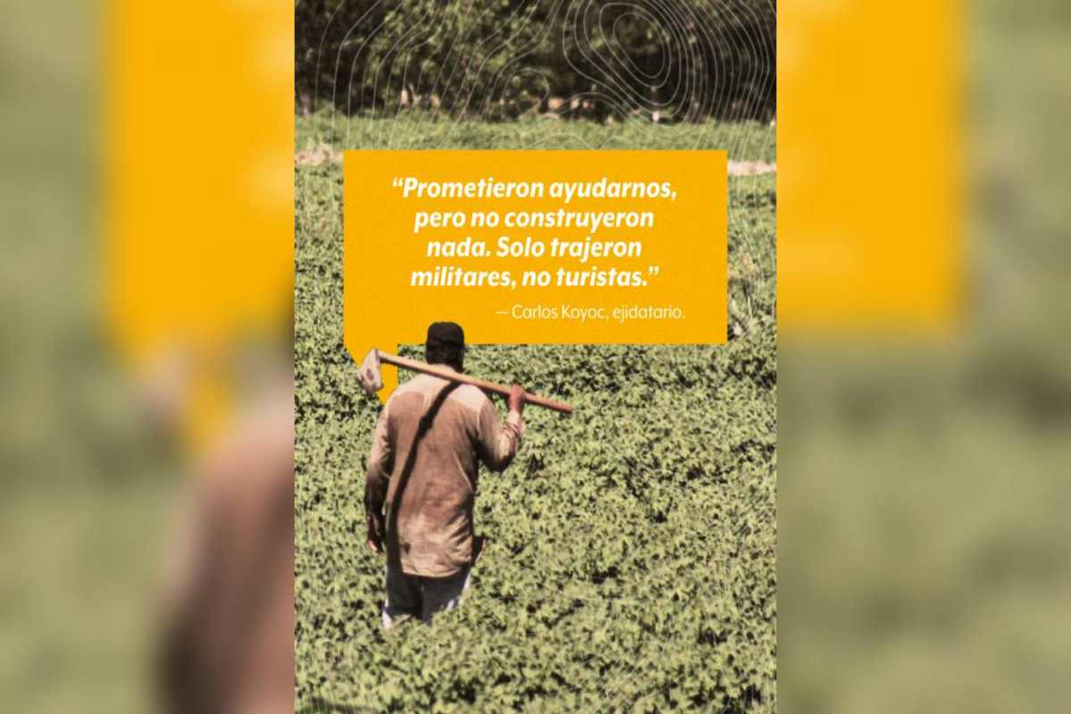 “El Tren Maya no nos trajo desarrollo”: Fonatur incumple acuerdos con campesinos de Quintana Roo