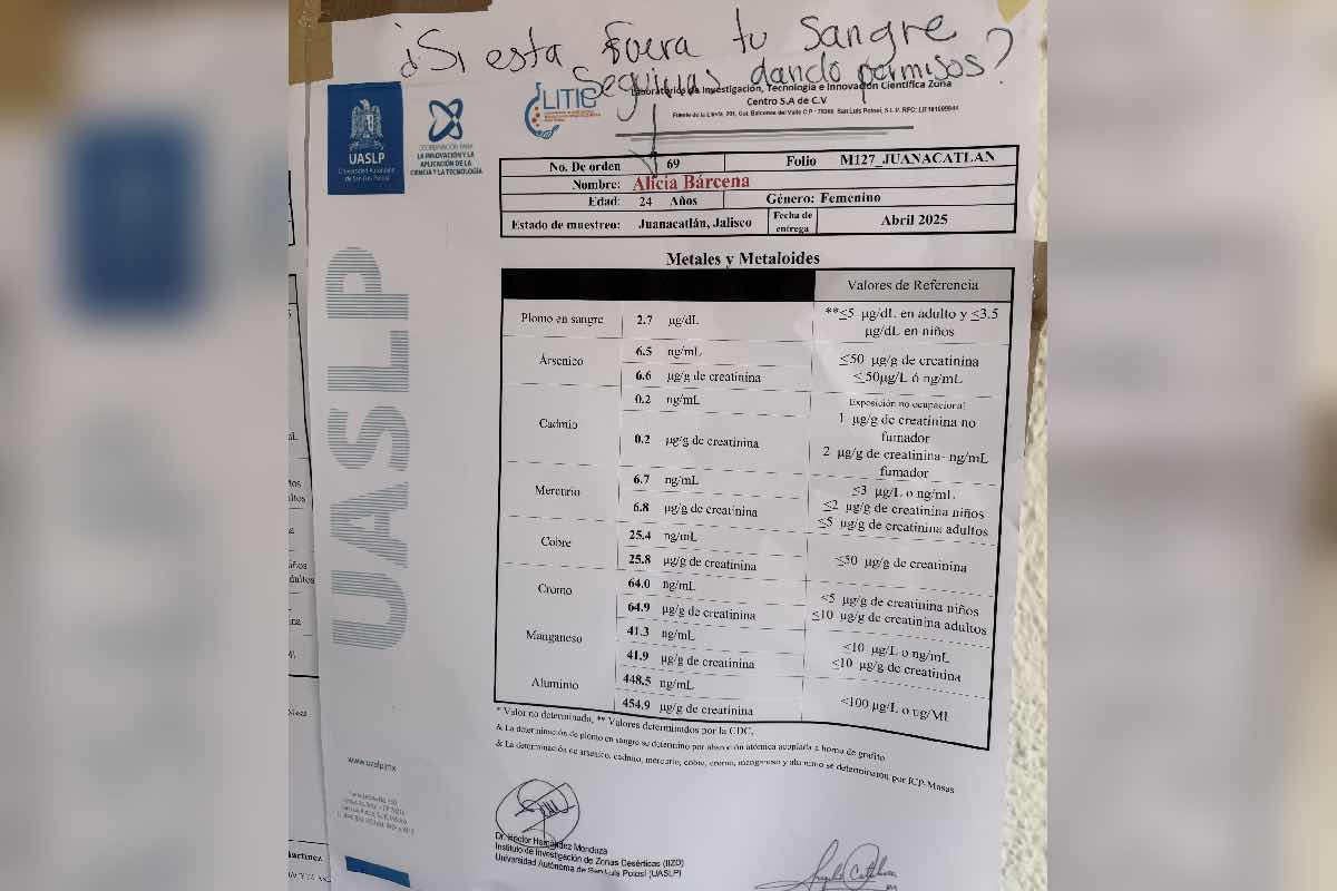 Jalisco ignora alerta- vecinos de El Salto y Juanacatlán tienen metales pesados en la sangre y exigen activar Plan de Atención_1