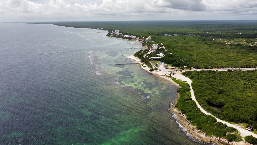 Pueblo de Mahahual, Quintana Roo.