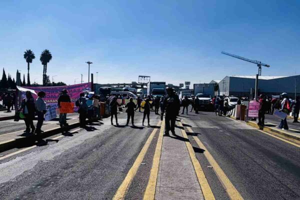 Manifestación previa de transportistas edomex