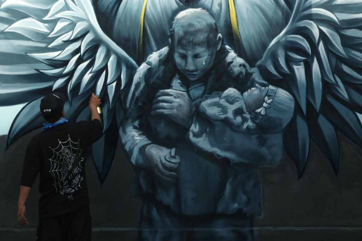 Mural Homenaje Alicia Matías abuelita heroína Iztapalapa