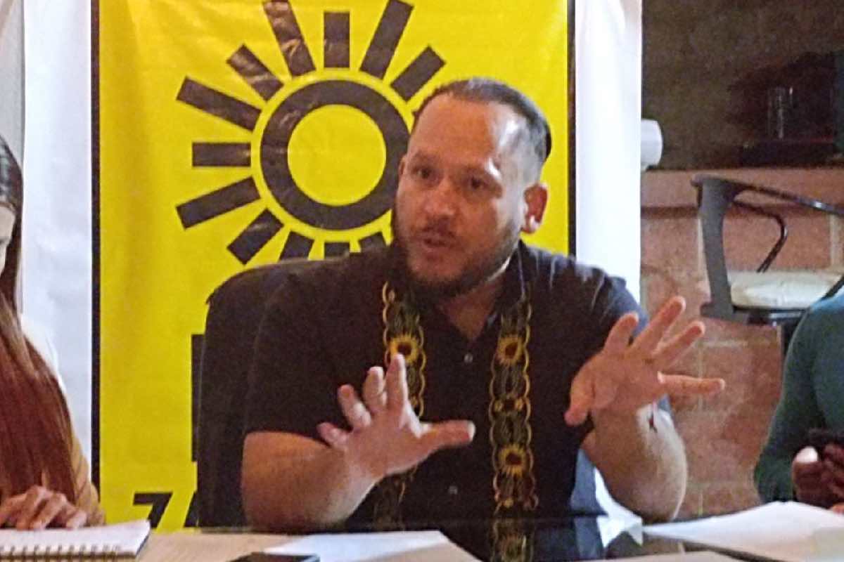 Néstor Santacruz, dirigente del PRD en Zacatecas.