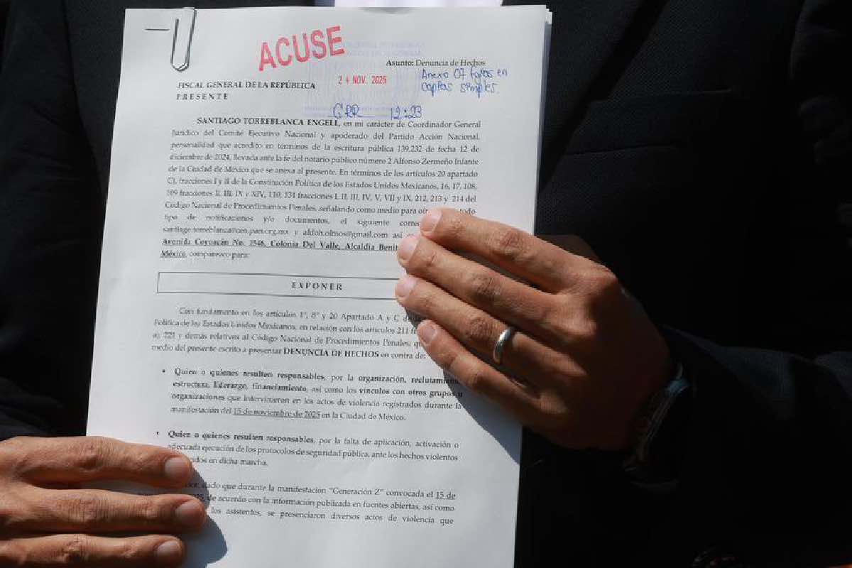 PAN denuncia ante la FGR “represión” del 15N y exige investigar quién ordenó las agresiones_1