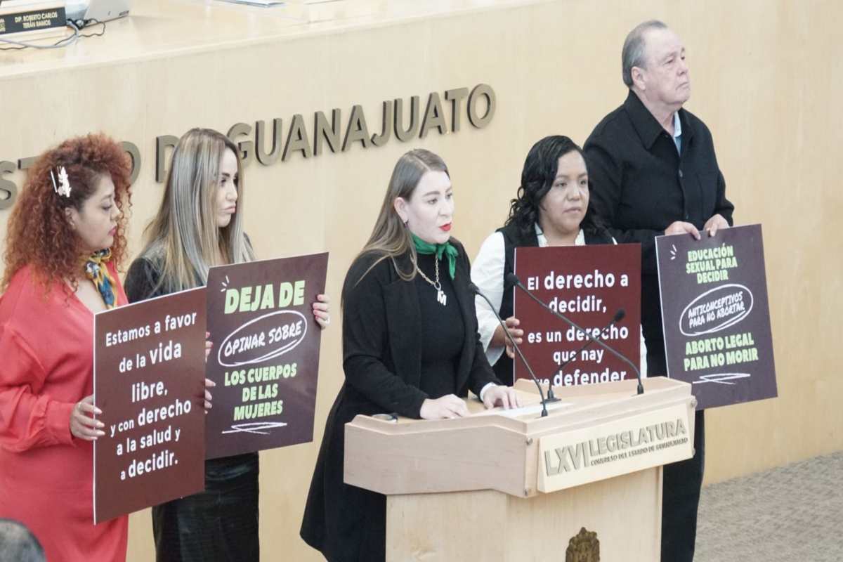 Presentan iniciativa para despenalizar aborto en Guanajuato; es tercer intento en periodo ordinario