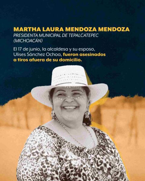 Registran 56 asesinatos de actores políticos en lo que va de 2025; siete son alcaldes, entre ellos Carlos Manzo