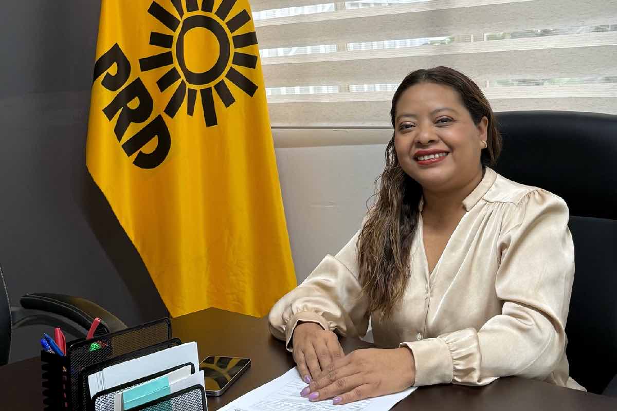 Rocío Melchor Vásquez, secretaria de Asuntos Electorales y Política de Alianzas del PRD en Oaxaca