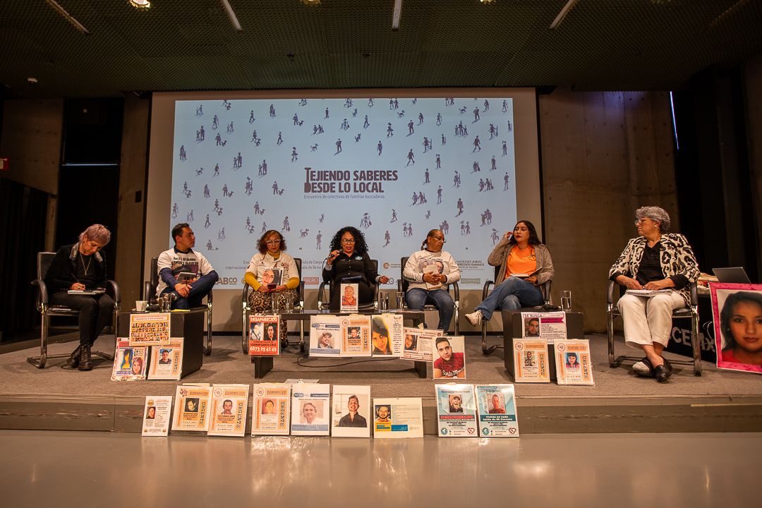 Encuentro de colectivos de búsqueda de personas desaparecidas.