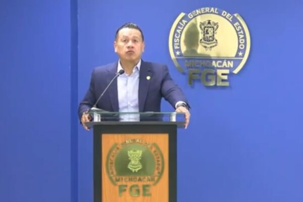 Titular Fiscalía Michoacán informó sobre autor asesinato Carlos Manzo