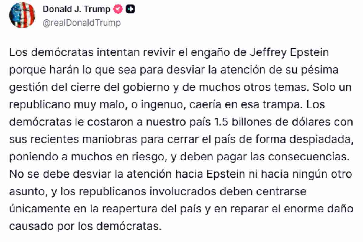 Trump Epsein demócratas