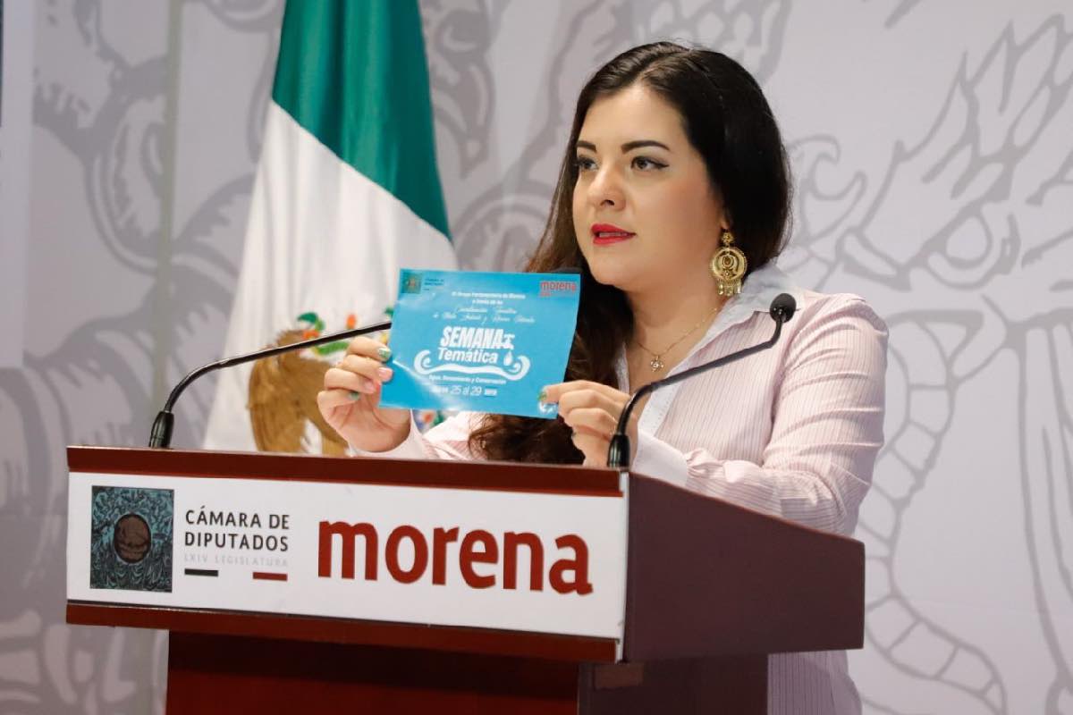 diputada Xóchitl Nashielly Zagal Ramírez, del partido Movimiento Regeneración Nacional (Morena)