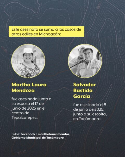 alcaldes michoacán asesinados Carlos Manzo