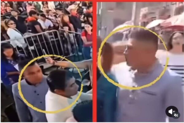 ¿El agresor de la presidenta Sheinbaum ha sido captado en otros eventos políticos? Es falso