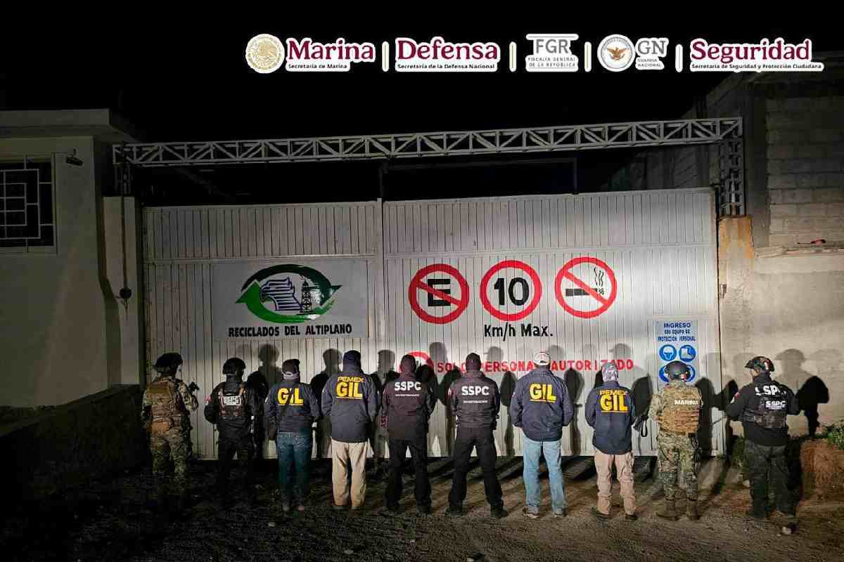 Detienen a ocho personas presuntamente relacionadas al huachicol en Veracruz; decomisan 250 mil litros de combustible