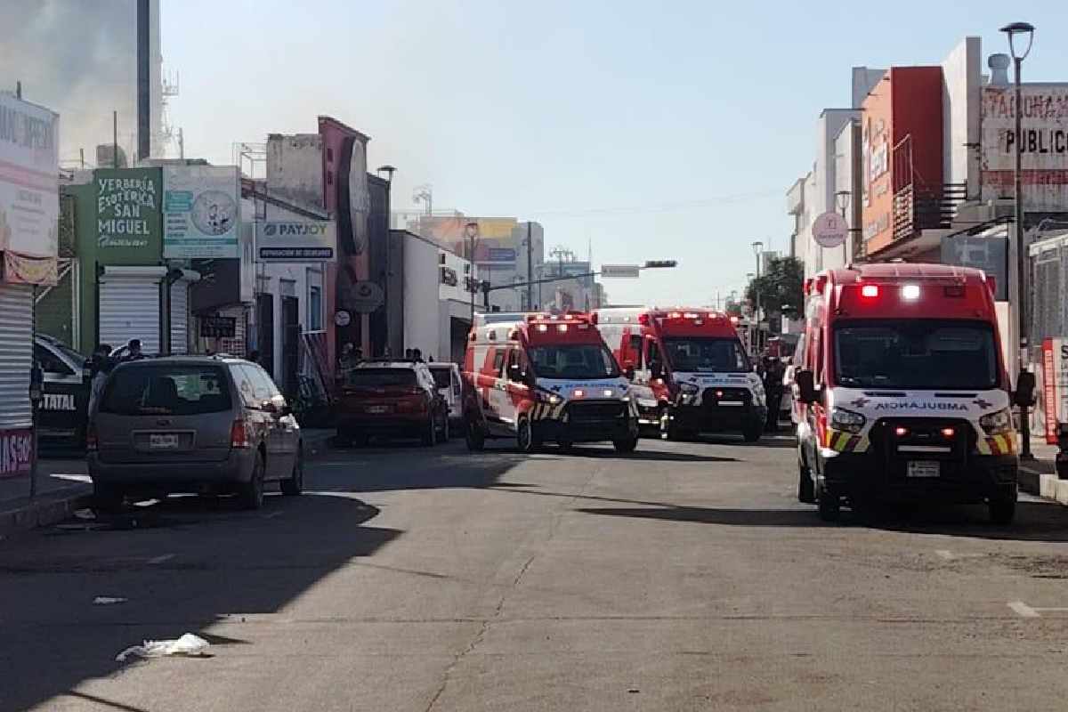 Se registra incendio en tienda del centro de Hermosillo; alcalde confirma varias víctimas mortales y heridos