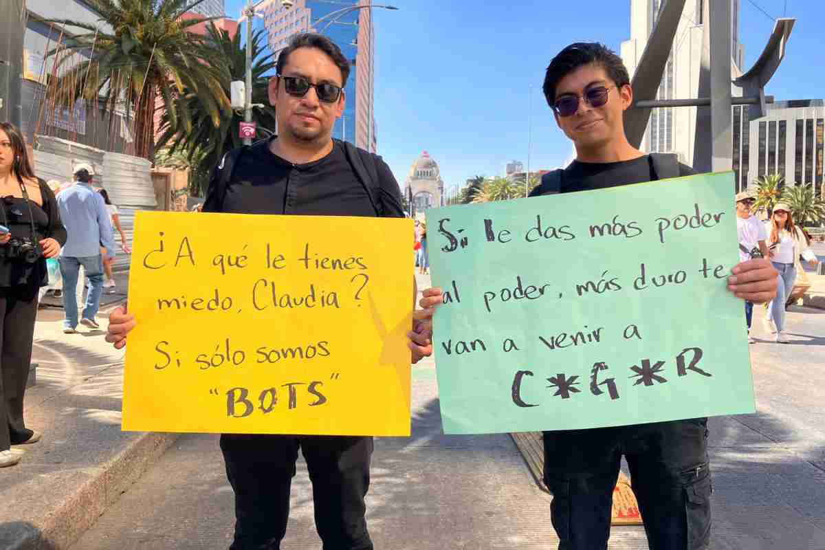 jóvenes generación z protesta cdmx