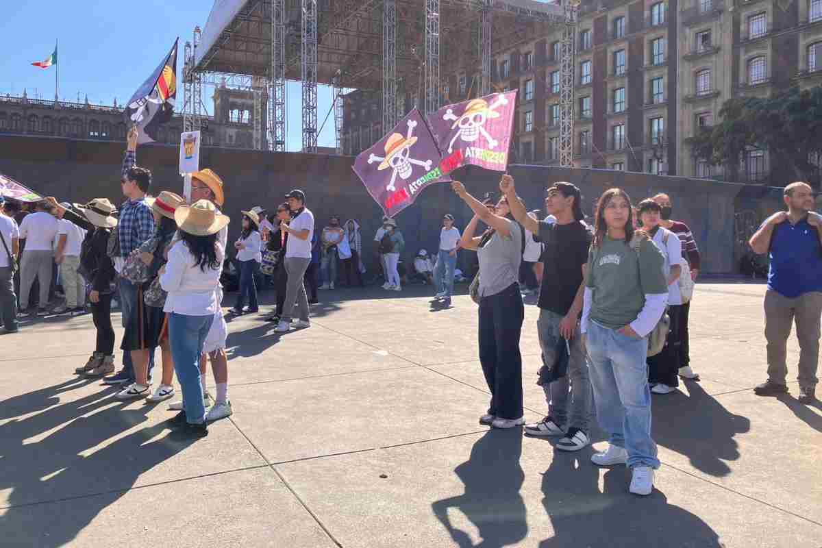 jovenes protestan CDMX violencia one piece