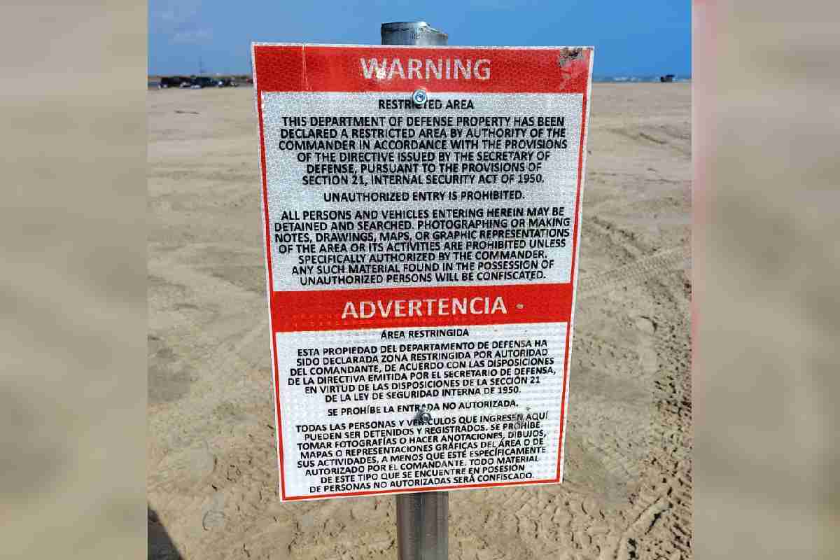 letrero playa bagdad tamaulipas