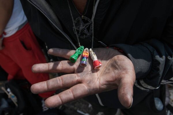 mini figuras de la Santa Muerte