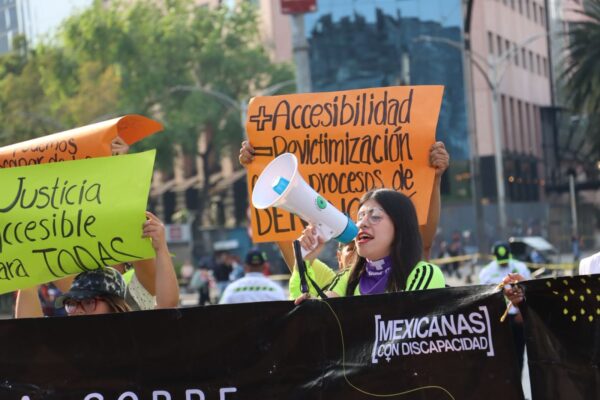 Por primera vez en el 25N, marcha una contingenta de mujeres con discapacidad 