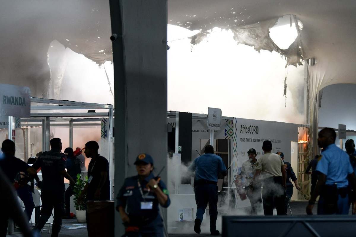 que pasó incendio COP30