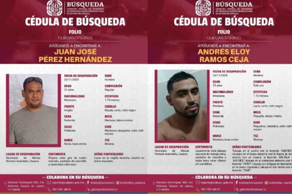 Cuatro traileros desaparecieron en Matías Romero, Oaxaca, desde el 20 de noviembre; salieron de Tamaulipas